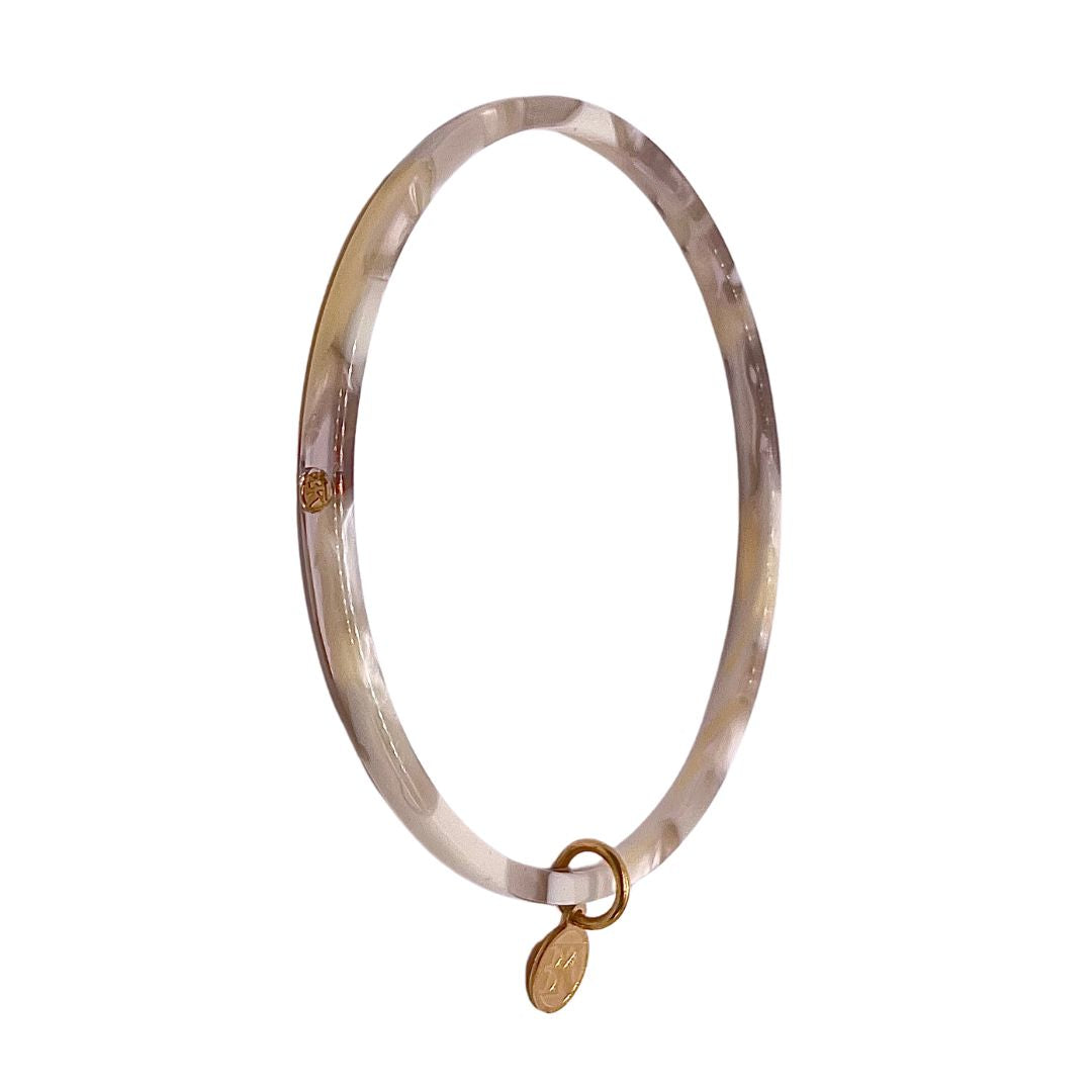 Bracelet HANNAH - Éclat de lune blanc