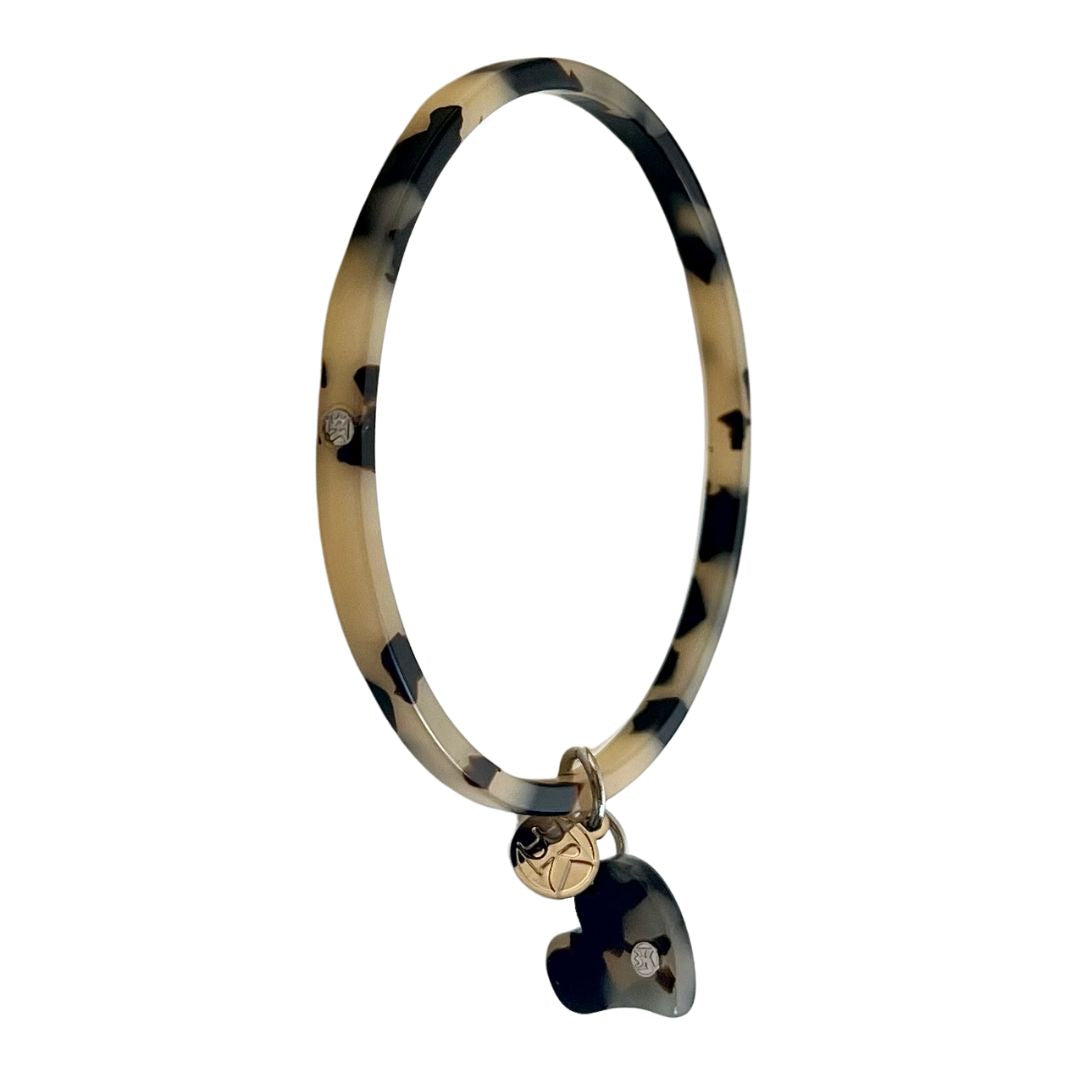 Bracelet "LAURA" Tokyo Blanc avec charme petit Cœur