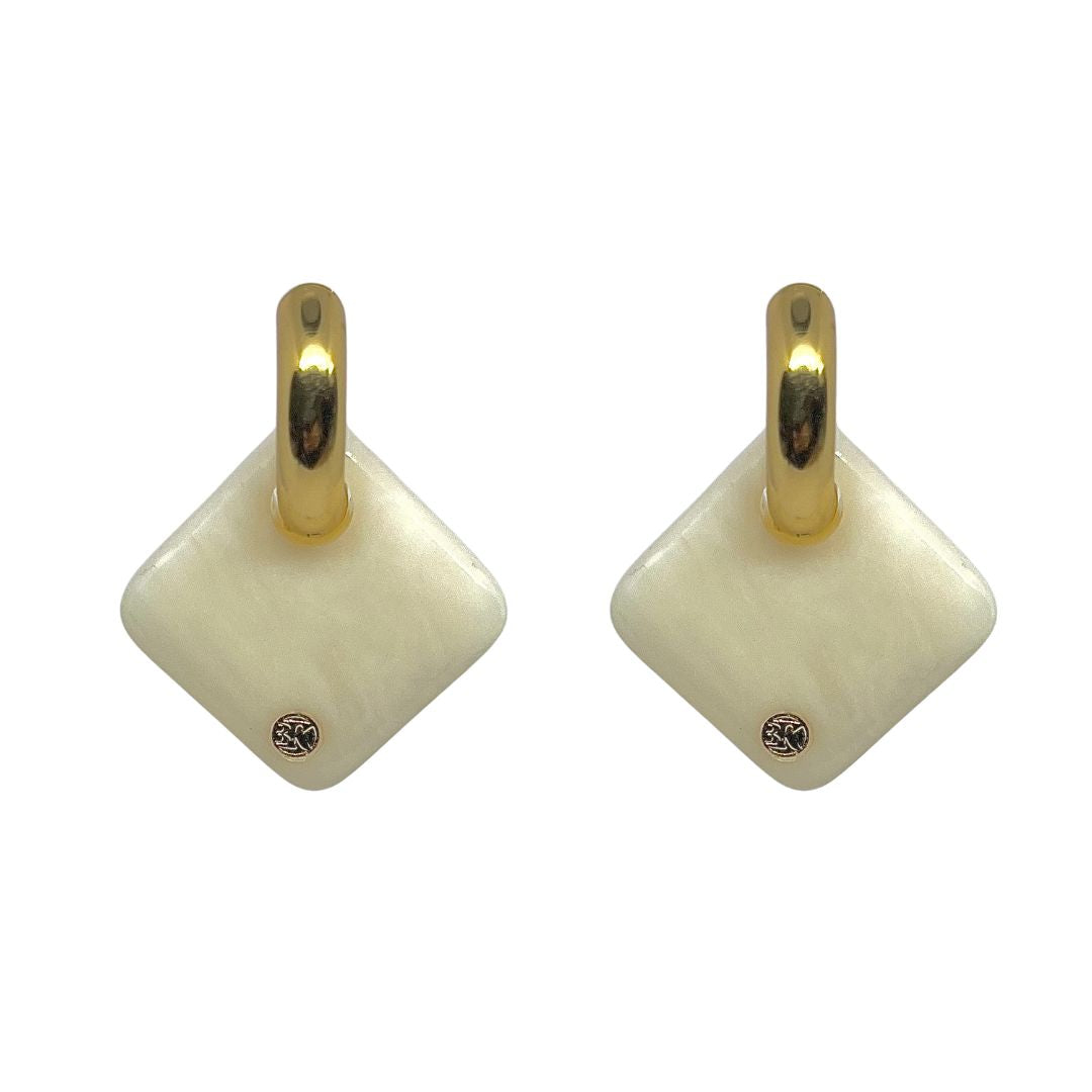 Boucles d'oreilles CECILE - Écume