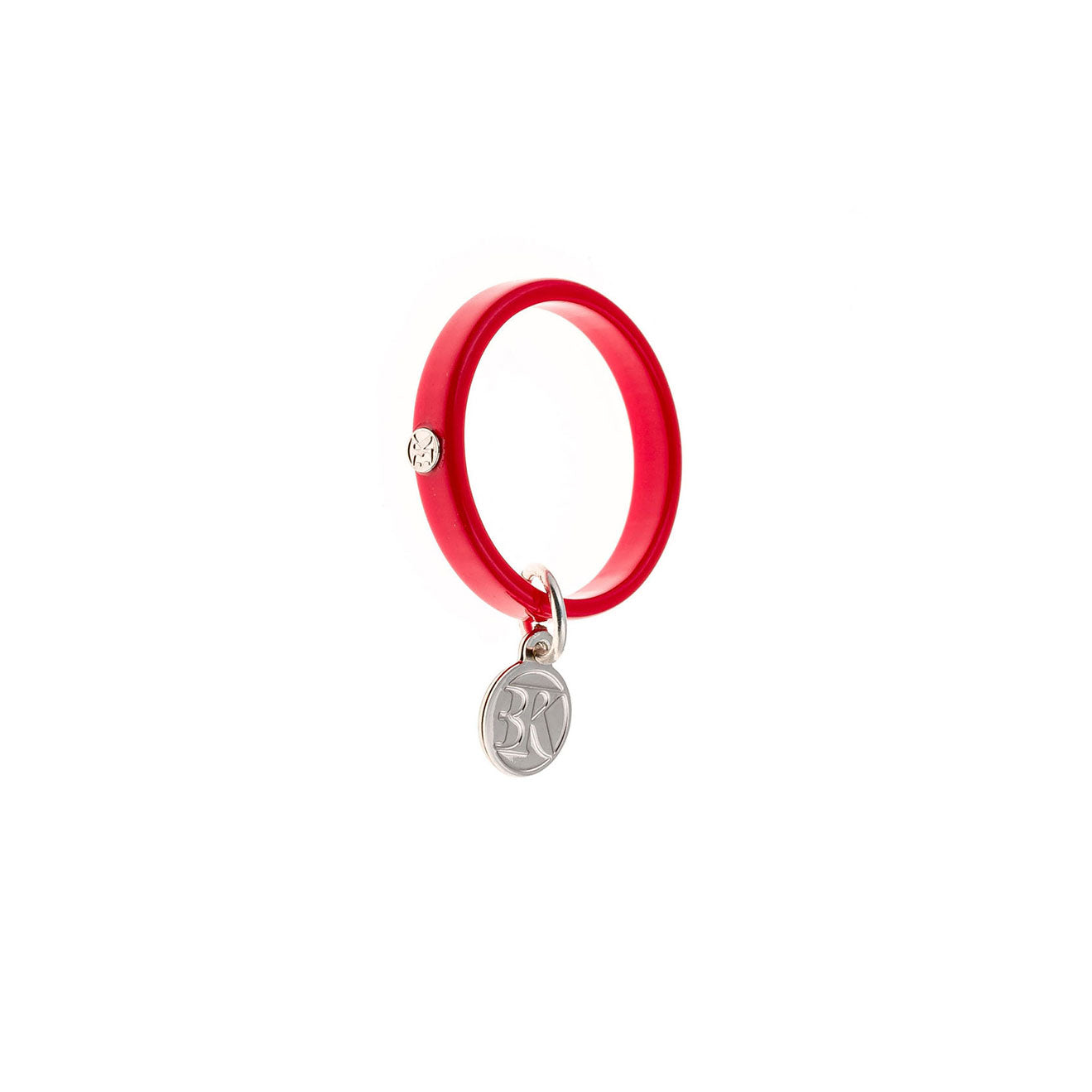 Bague MILA Coloris Rouge avec Pampille