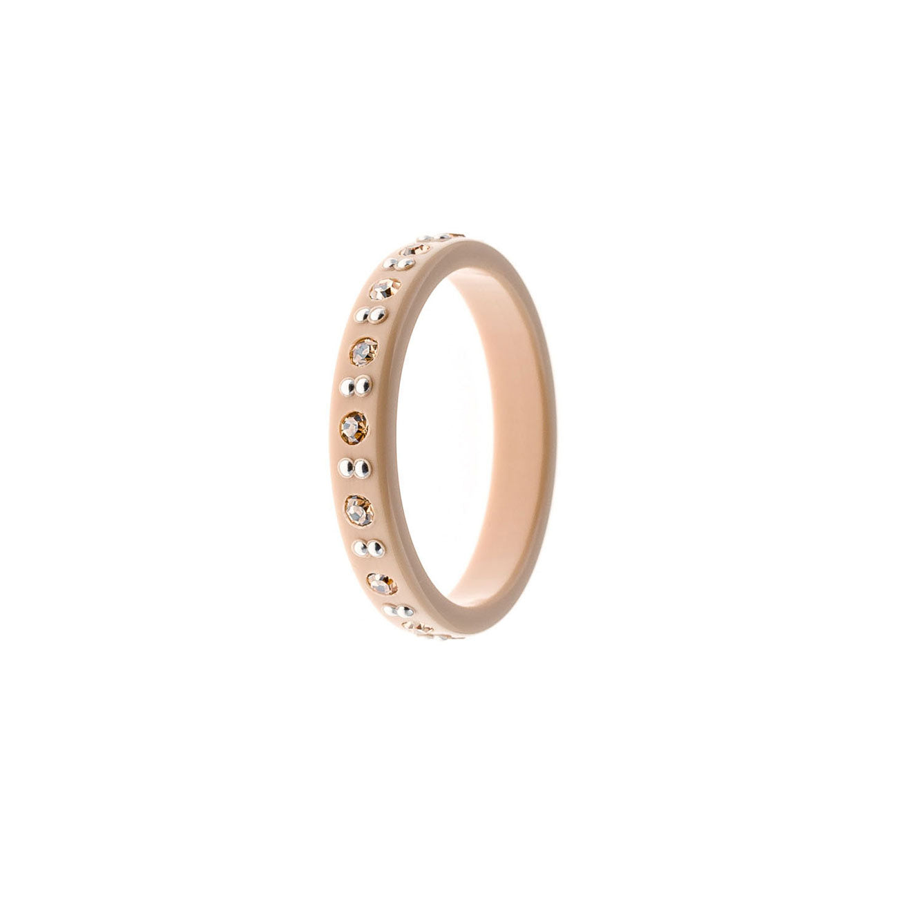 Bague MILA - Nude Strassé Golden - Exclusivité Web
