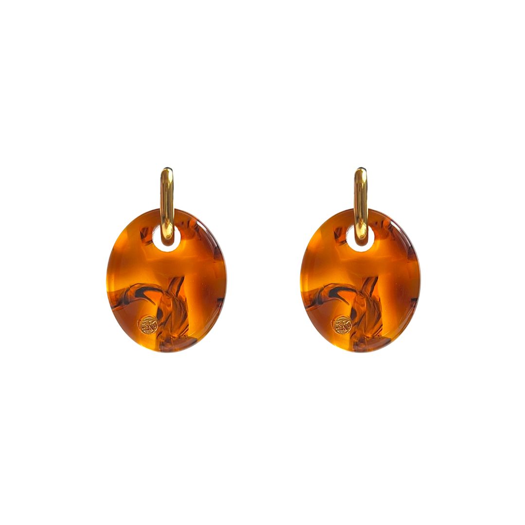 Boucles d'oreilles SORIA - Caramel