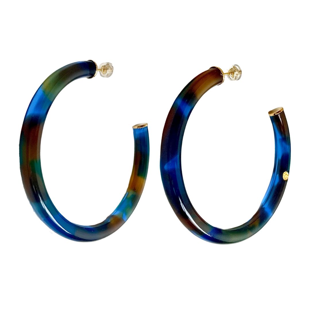 Créoles LUNA - Izumi bleu