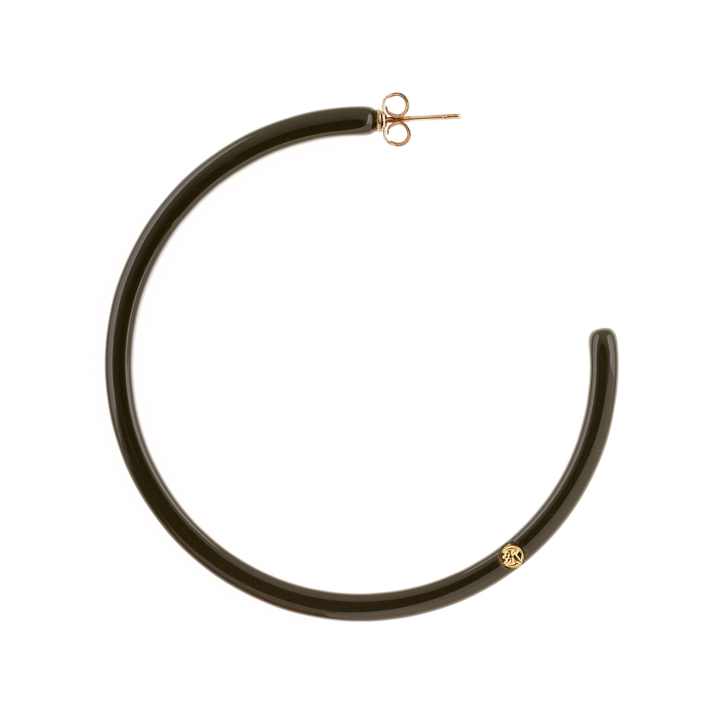 Créoles AGATHE Coloris Kaki