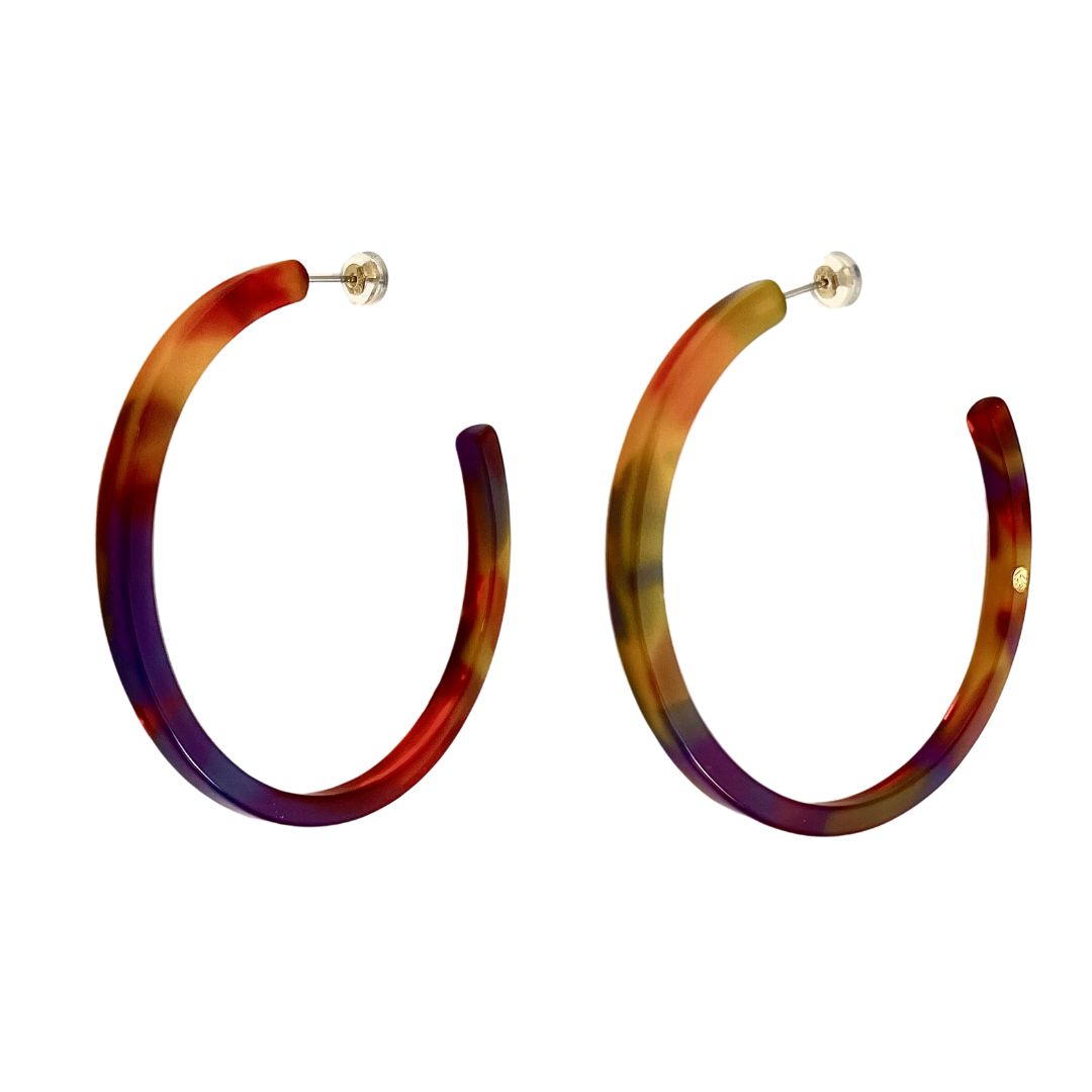 Créoles AGATHE - Izumi orange