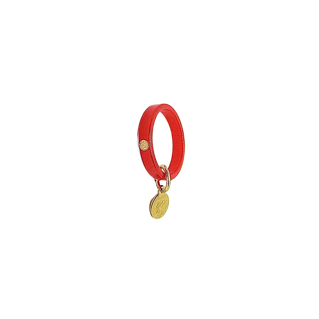 Bague ELAINE - Lueur Rouge