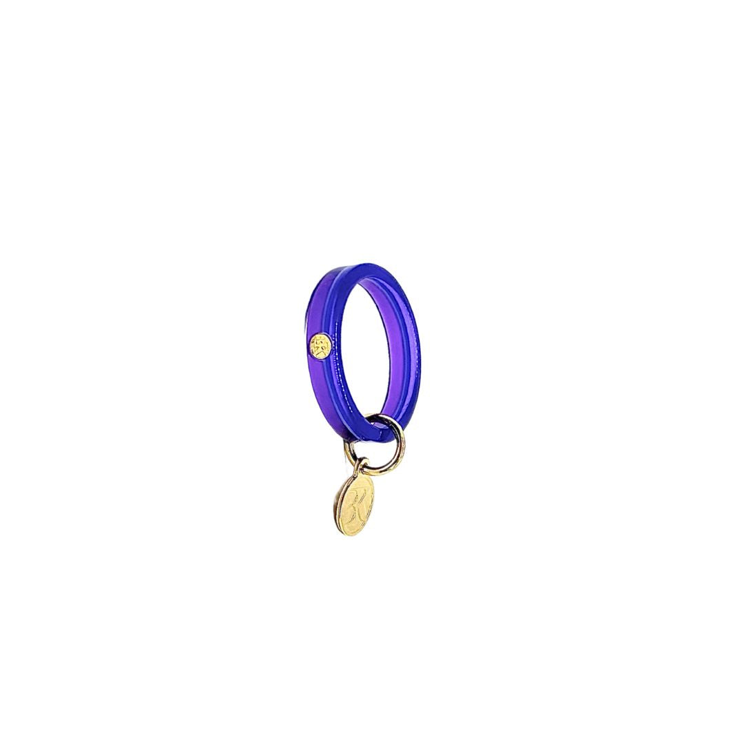Bague ELAINE - Néon Violet Intense
