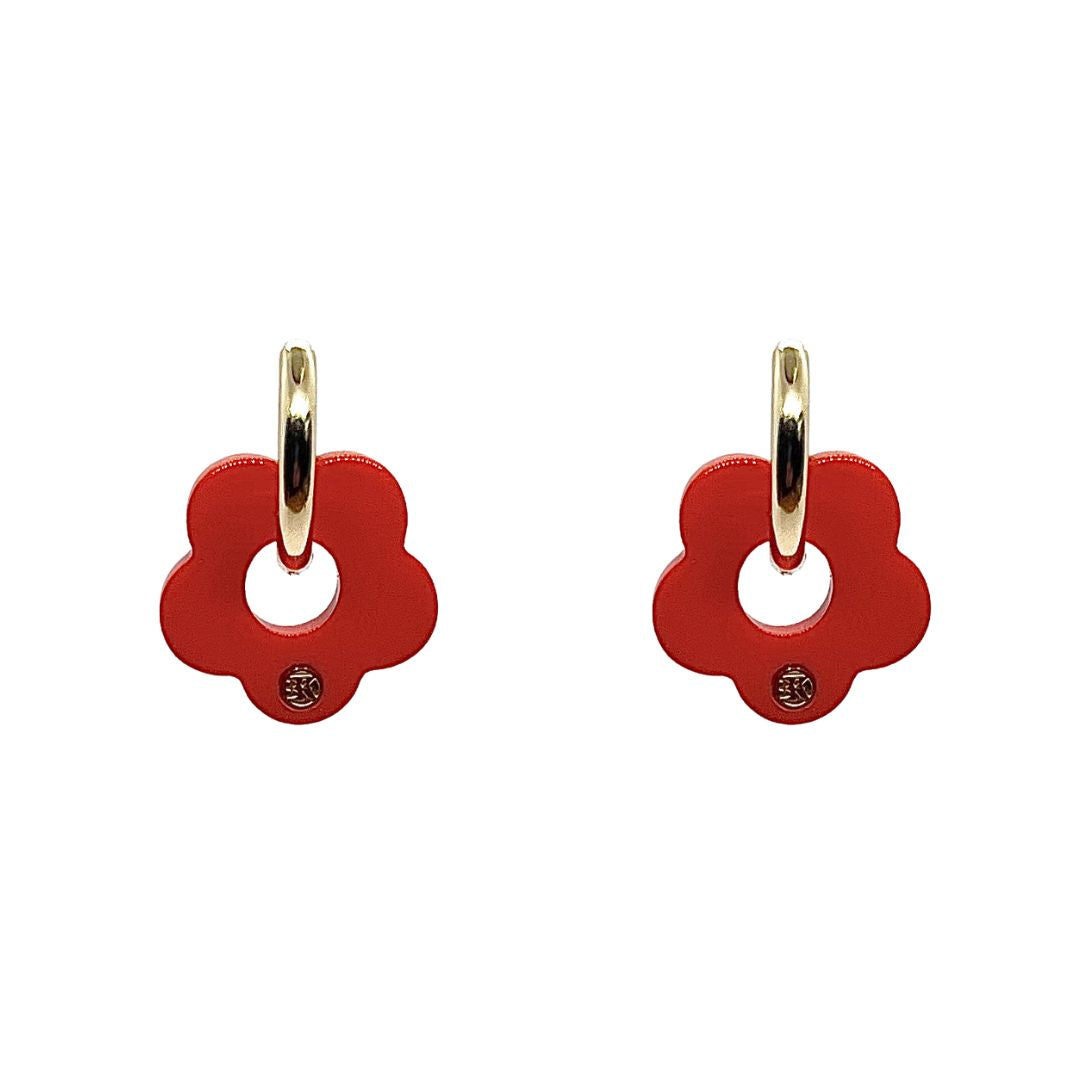 Boucles d'oreilles ELEA - Lueur Corail