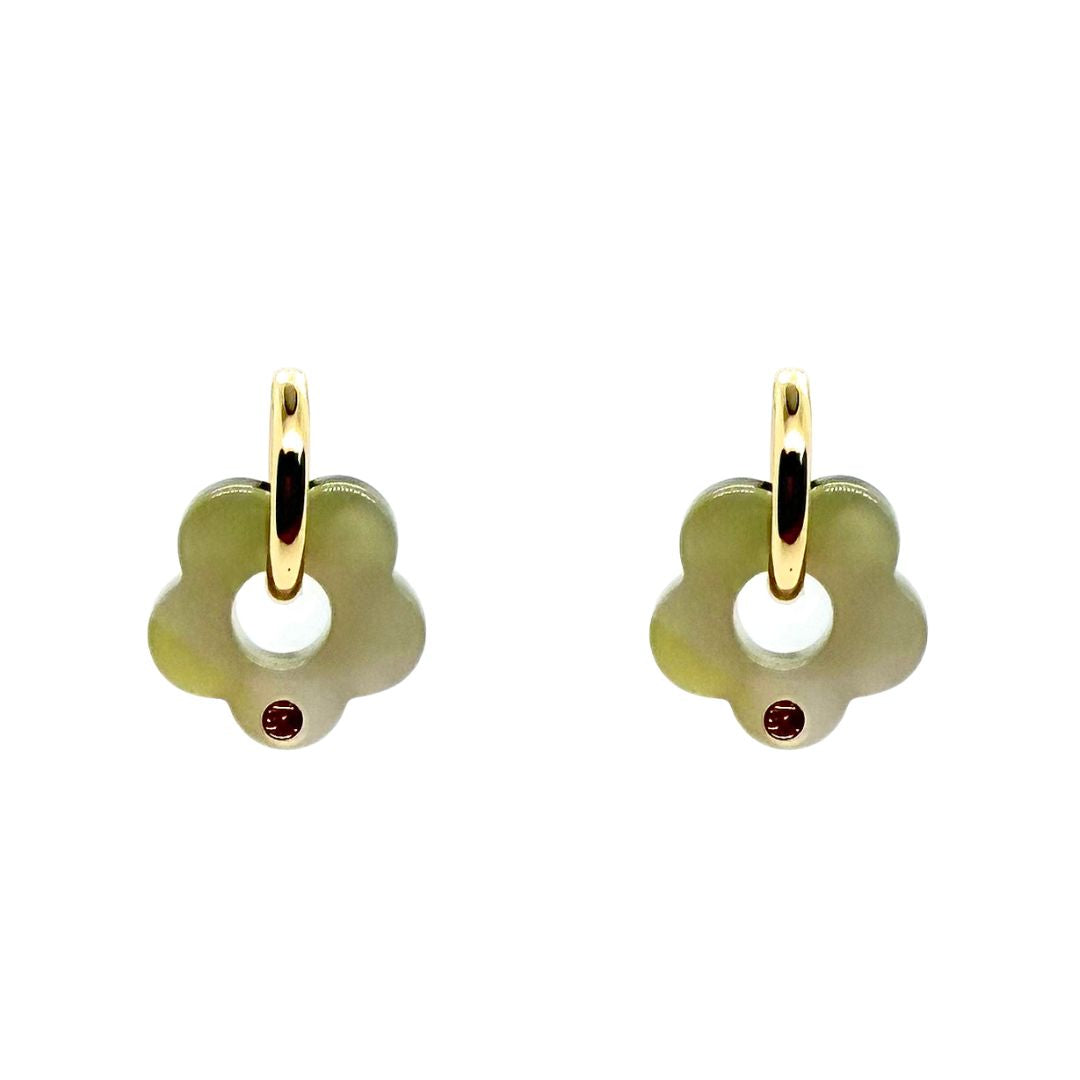 Boucles d'oreilles ELEA - Tilleul