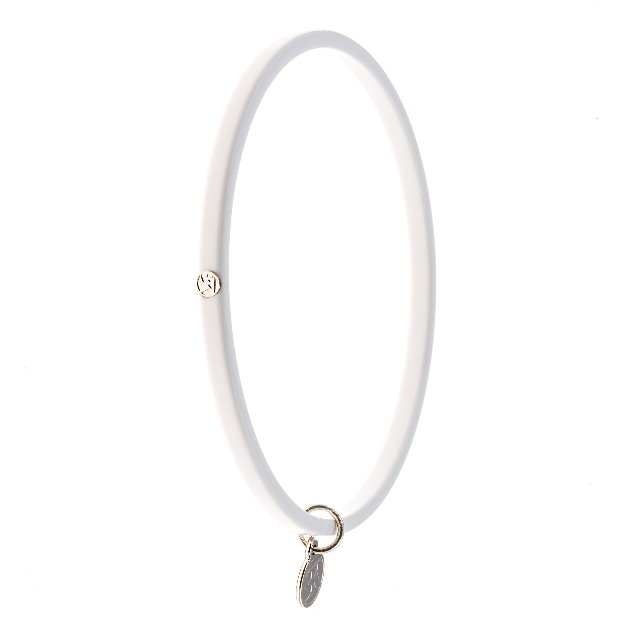 Bracelet HANNAH Coloris Blanc Pur avec Pampille