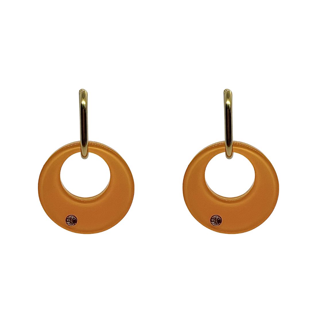 Boucles d'oreilles ISIS - Néon Jaune Orangé
