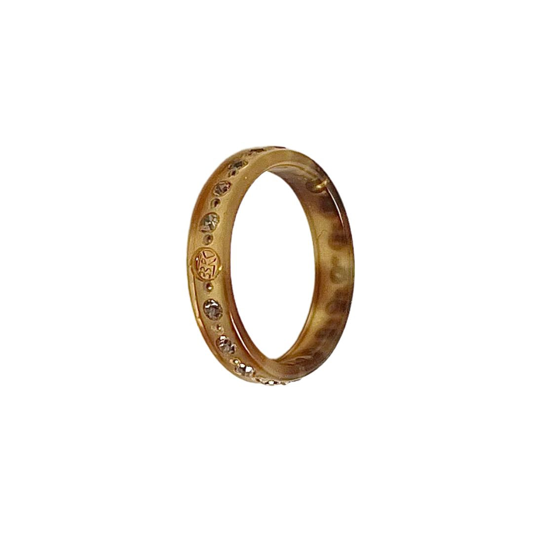 Bague MILA - Tokyo Jaune Clair Strassé Golden - Exclusivité Web