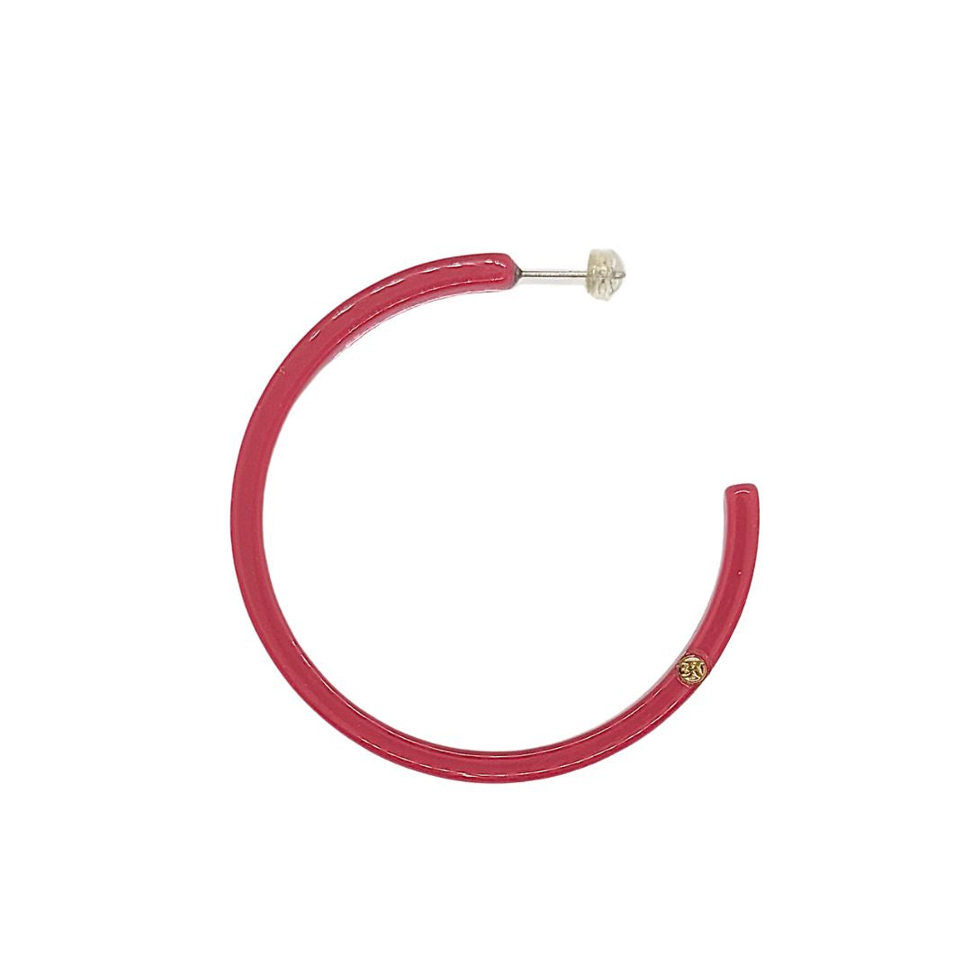 Créoles AGATHE - Néon Rose Fuschia