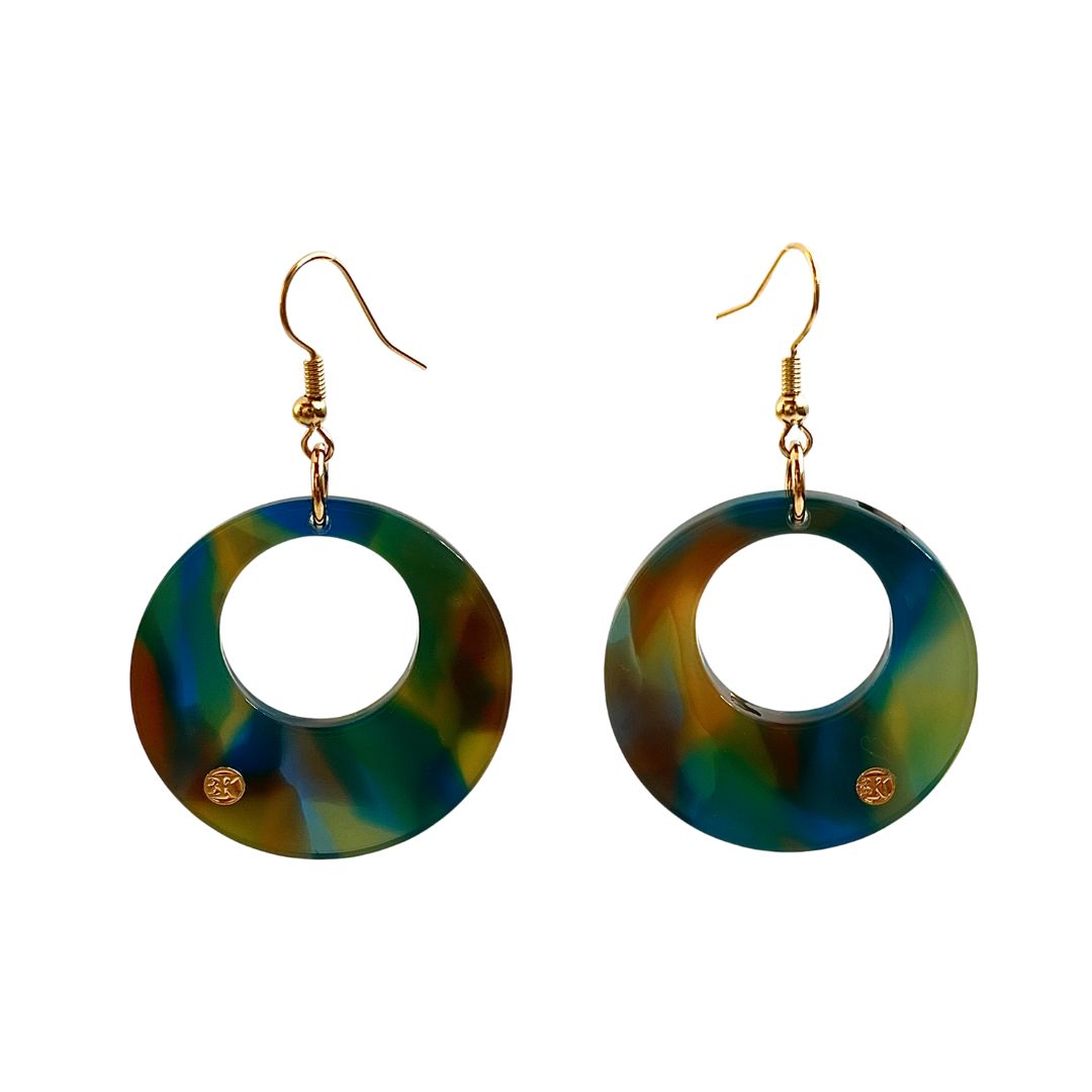 Boucles d'oreilles SERAPHINE Coloris Izumi Bleu