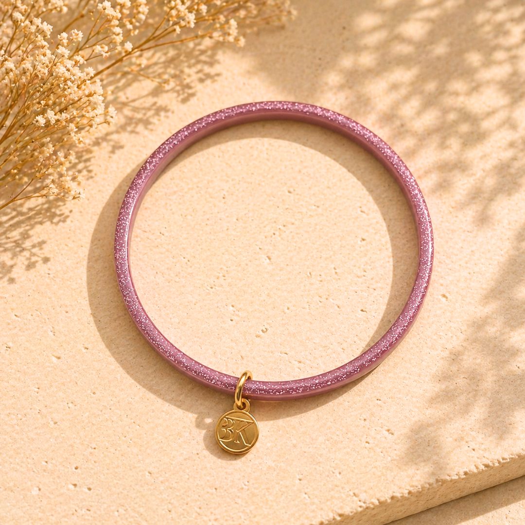Bracelet HANNAH - Pailleté Rose