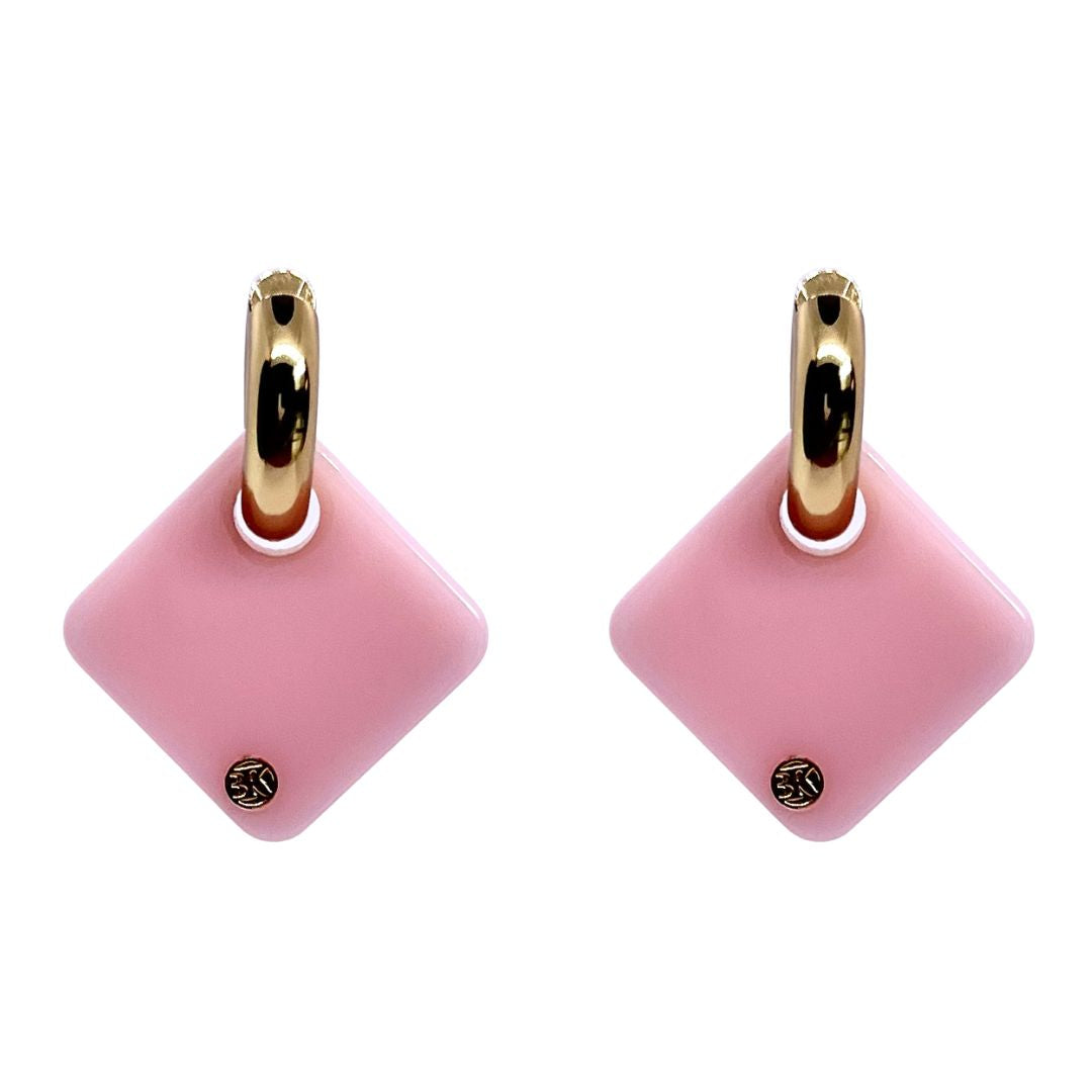Boucles d'oreilles CECILE - Lueur Rosée