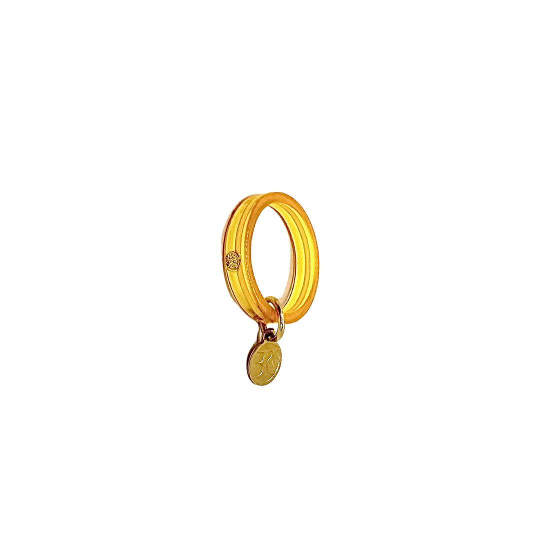 Bague ELAINE - Néon Jaune Orangé