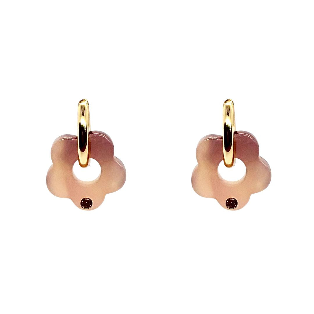 Boucles d'oreilles ELEA - Rose poudré