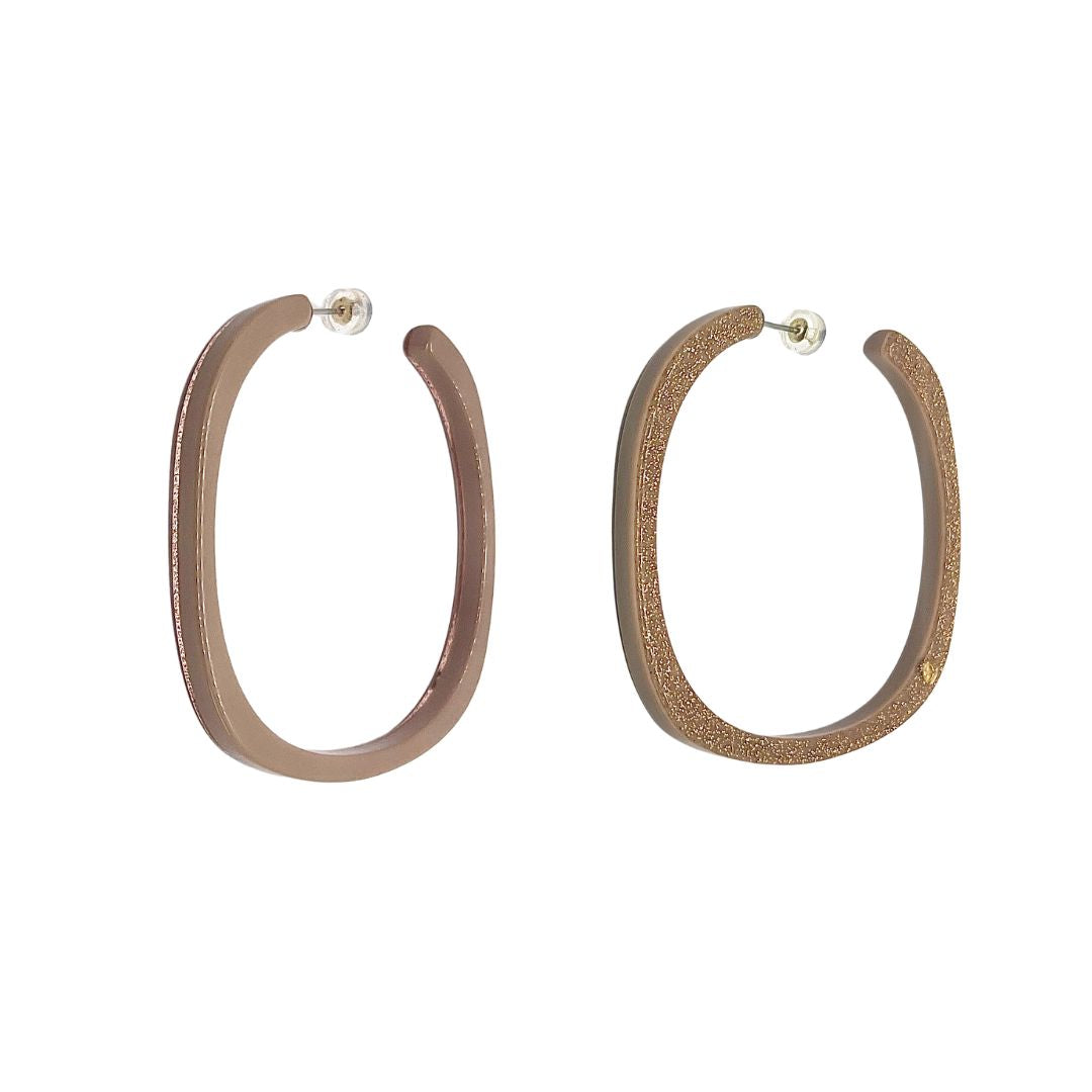 Créoles GIORGIA - Pailleté Cuivré