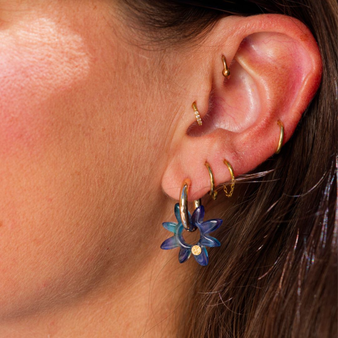 Boucles d'oreilles SOLÉA - Azur Vagabonde