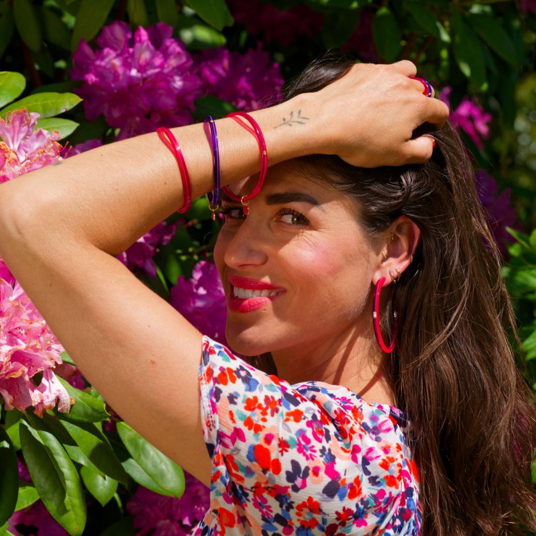 Bracelet HANNAH - Néon Rose Fuschia