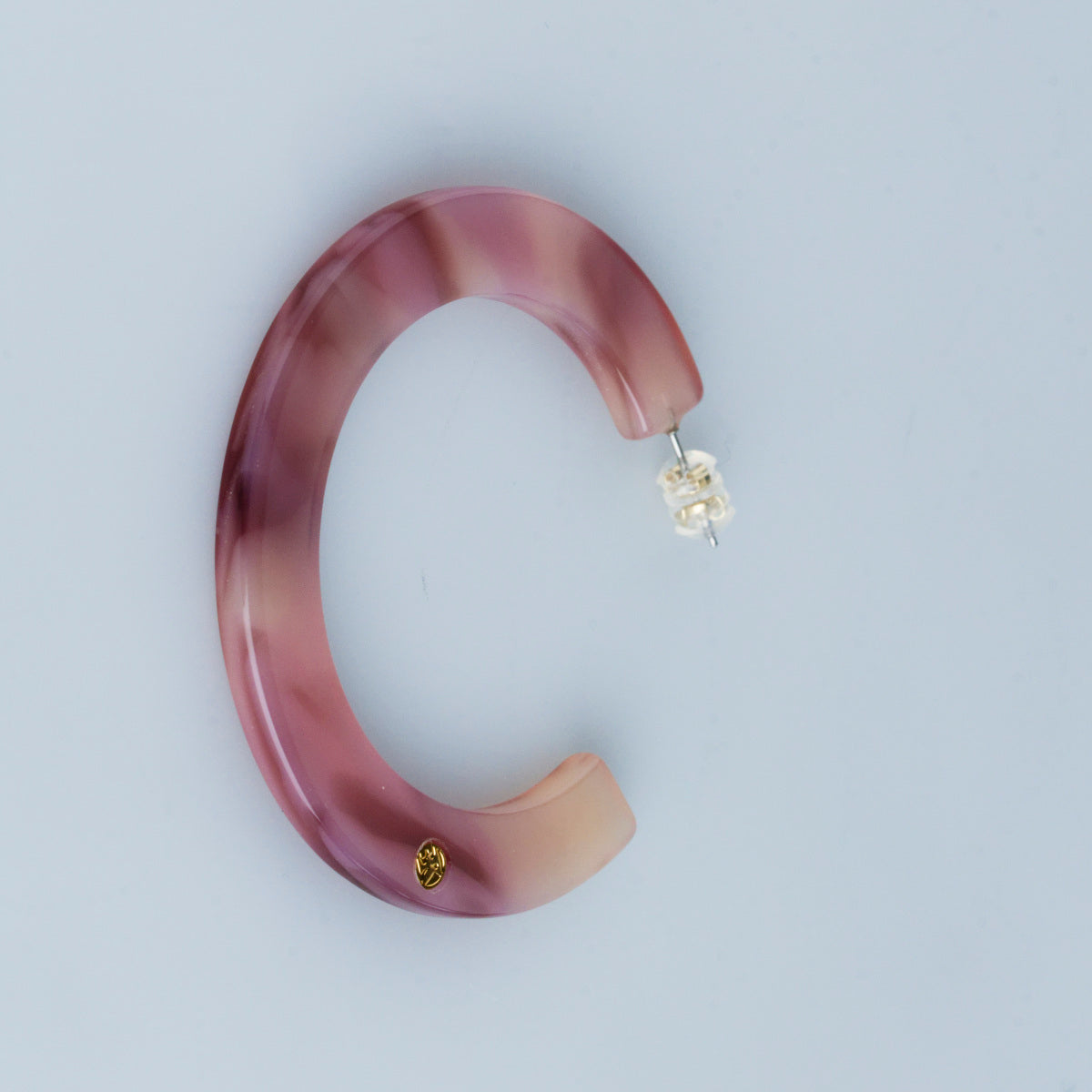Créoles ALINE - Rose poudré