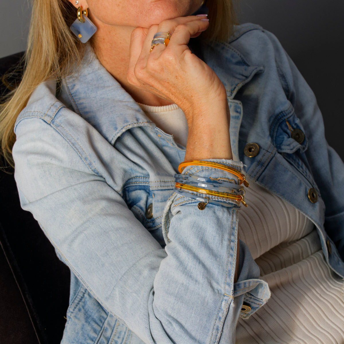 Bracelet HANNAH - Nuage Bleu