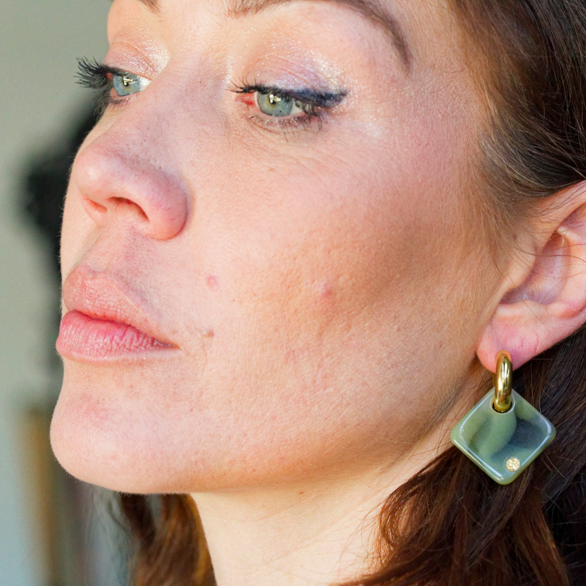 Boucles d'oreilles CECILE - Tilleul