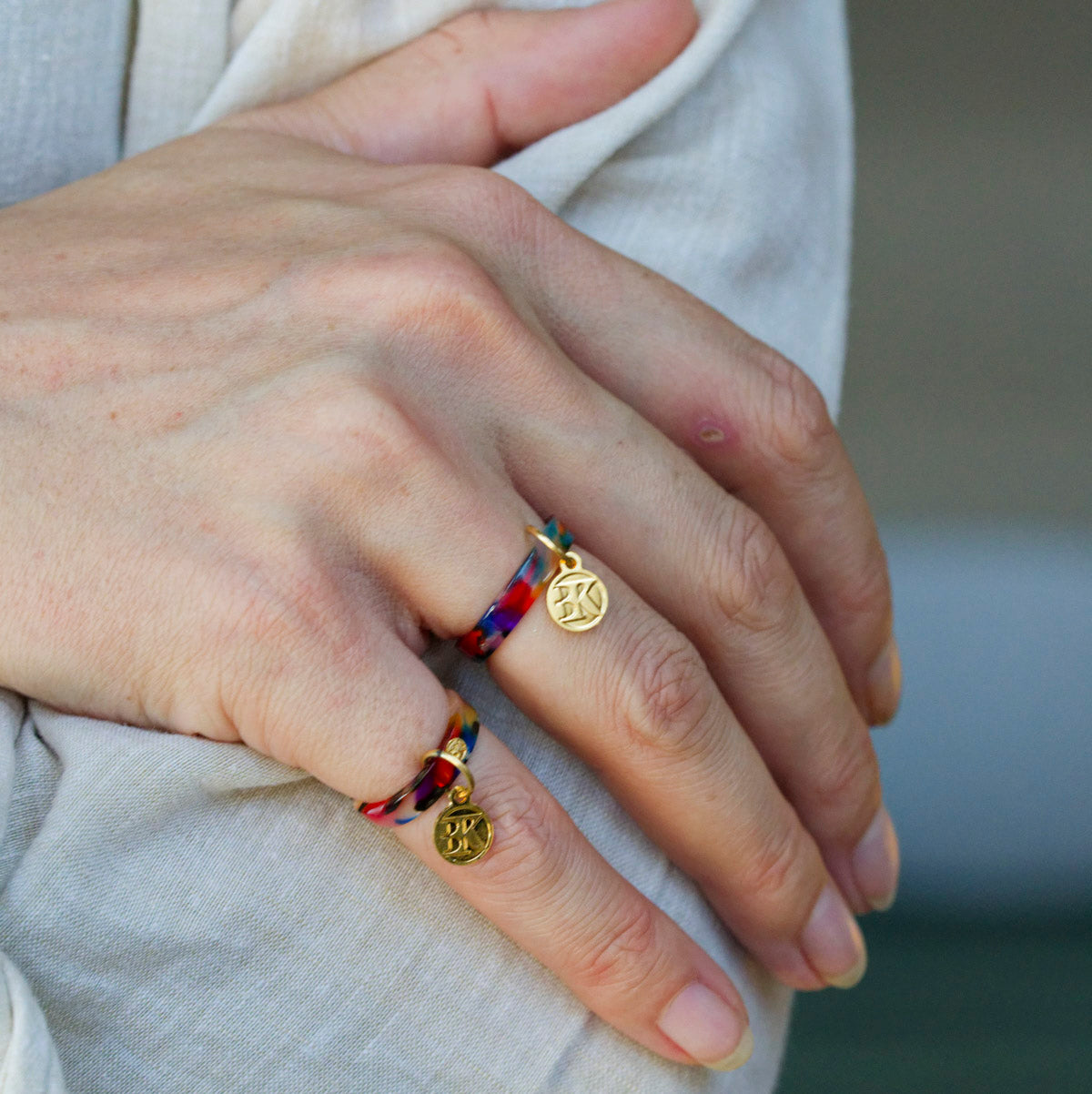 Bague ELAINE - Arlequin