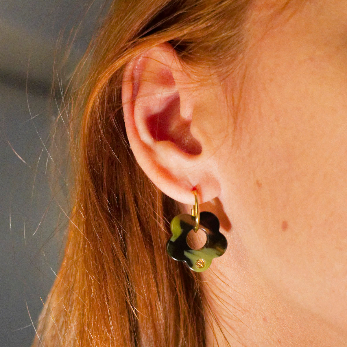 Boucles d'oreilles ELEA - Camouflage