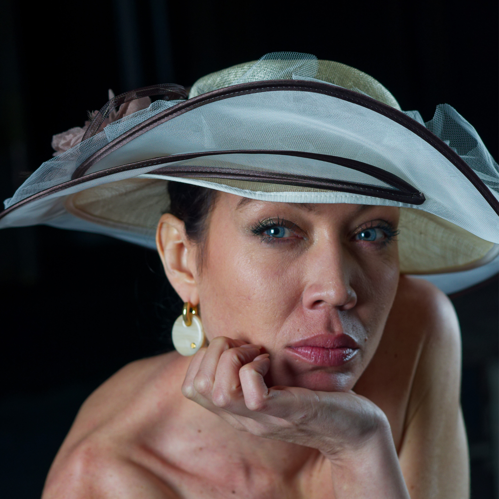 Boucles d'oreilles SORIA - Ivoire